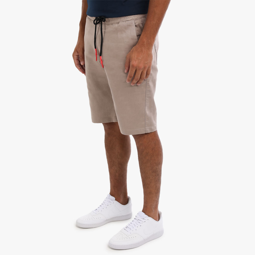 BERMUDA SARJA JOGGER ENDROS 4054 BEGE P