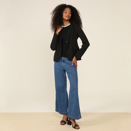 BLAZER ALFAIATARIA 410339 PRETO P