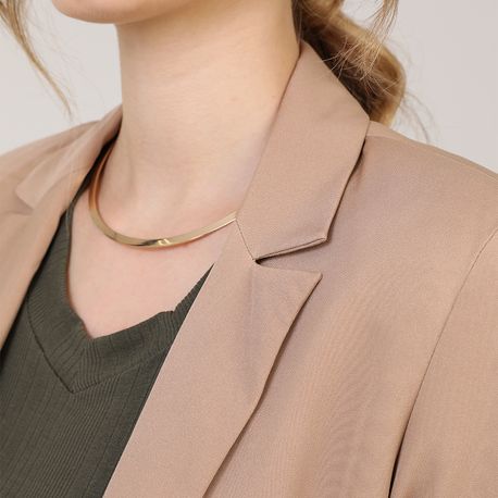 BLAZER ALFAIATARIA 410339 CARAMELO P