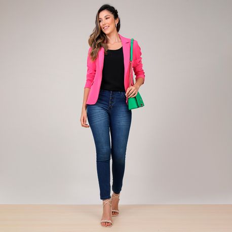 BLAZER ALFAIATARIA 410339 PINK P
