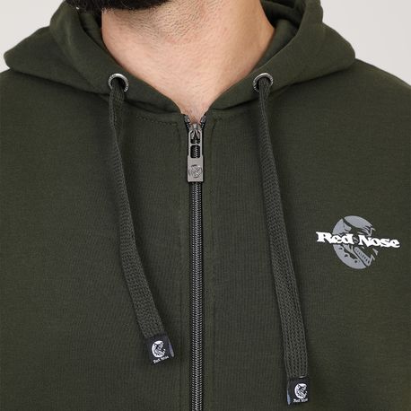 JAQUETA MOLETOM "RED NOSE" NA MANGA 9540207 MILITAR P