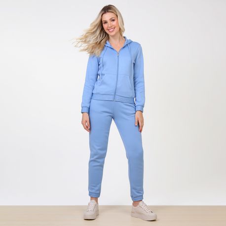 MOLETOM BASICO CANGURU CAPUZ ELASTICO 210656 AZUL P