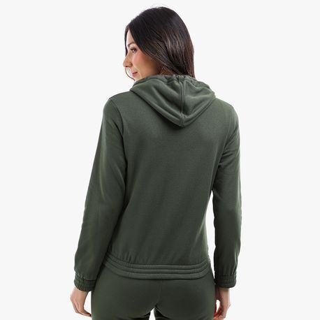 JAQUETA MOLETOM CANGURU CAPUZ 7888 MILITAR P