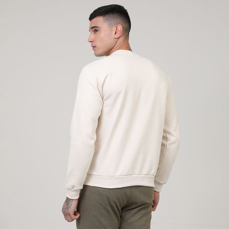MOLETOM CARECA C/ APLIQUE DG-24757 OFF WHITE P