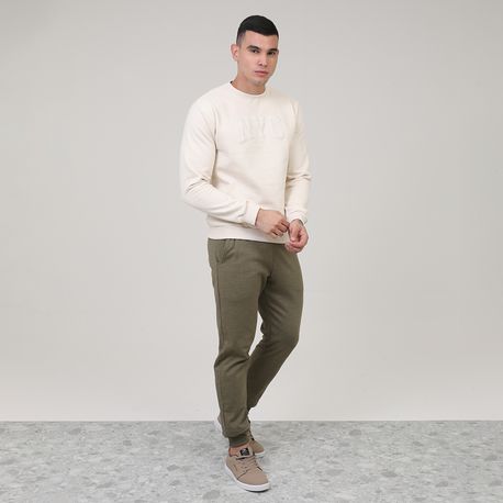 MOLETOM CARECA C/ APLIQUE DG-24757 OFF WHITE P