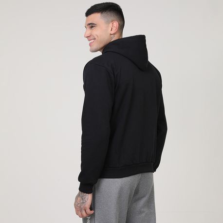 MOLETOM CANGURU C/ CAPUZ NYC DG-24777 PRETO M