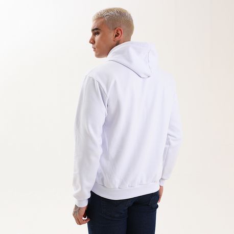 MOLETOM CANGURU C/ CAPUZ NYC DG-24777 BRANCO P