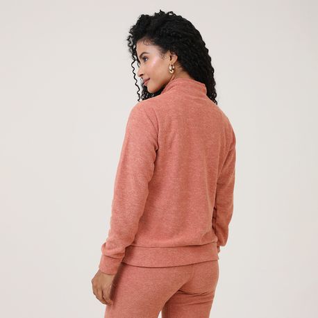 MOLETOM BOUCLE ZIPER B3147 TELHA M