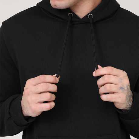 MOLETOM FECHADO C/ CAPUZ MMBF300 PRETO P
