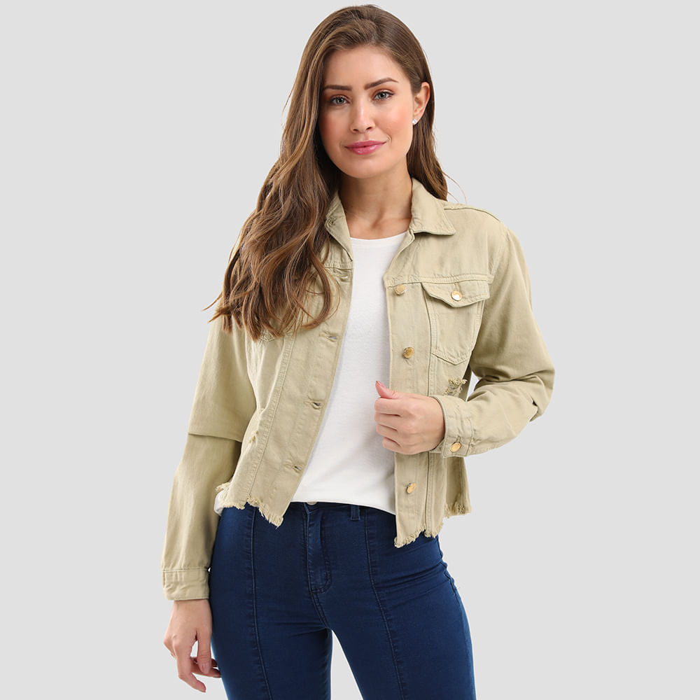 JAQUETA COLOR 21226 BEGE M