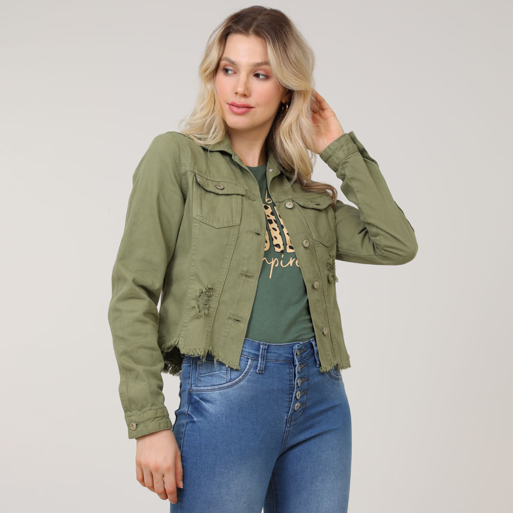 JAQUETA COLOR 21226 MILITAR M