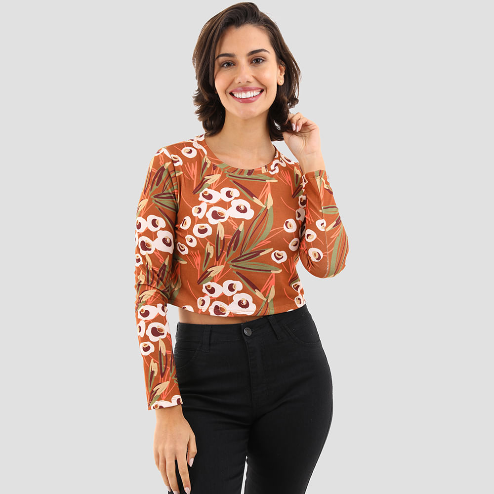 CROPPED ML EST 1005165 CARAMELO P