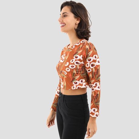 CROPPED ML EST 1005165 CARAMELO P