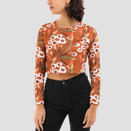 CROPPED ML EST 1005165 CARAMELO P
