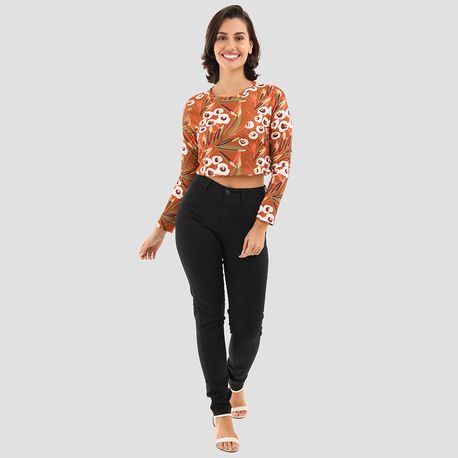CROPPED ML EST 1005165 CARAMELO P