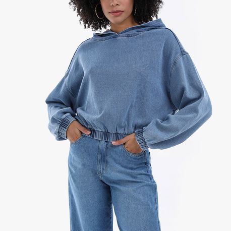 CROPPED JEANS MOLETINHO 96589 JEANS M