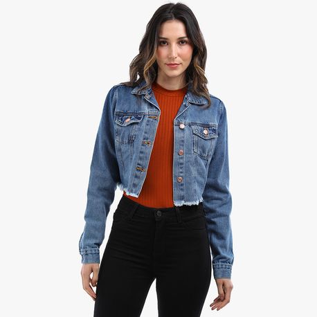 JAQUETA JEANS BASICA 22269 JEANS M