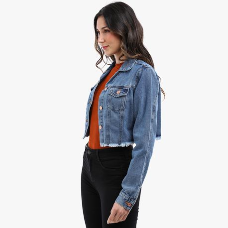 JAQUETA JEANS BASICA 22269 JEANS M