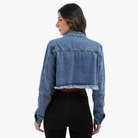 JAQUETA JEANS BASICA 22269 JEANS M