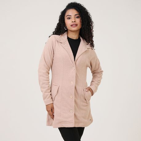 SOBRETUDO BOUCLE BOTAO B3161 BEGE M