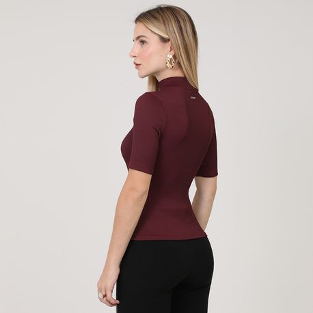 BLUSA MC ALTERNECK CANEL DIF 118560 VINHO G