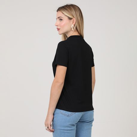 T SHIRT BORDADO BE GOOD 117321 PRETO G