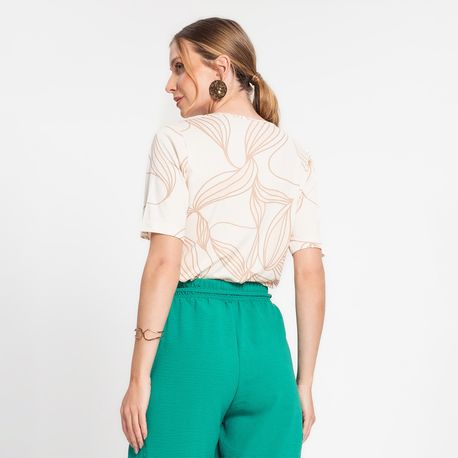 BLUSA CAMISA EST 616843 OFF WHITE P