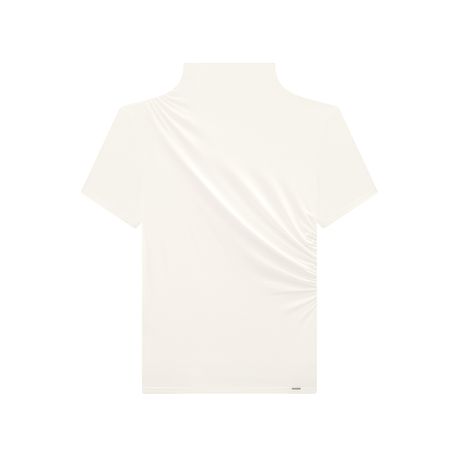 BLUSA MC ALTERNECK FRANZIDO 35169 OFF WHITE P