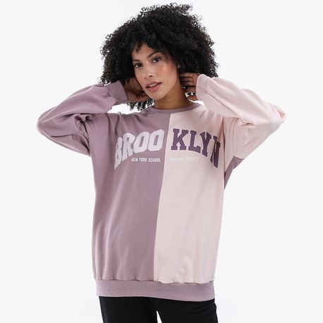 MOLETOM BICOLOR SILK 702411 ROSA G