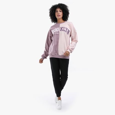 MOLETOM BICOLOR SILK 702411 ROSA G