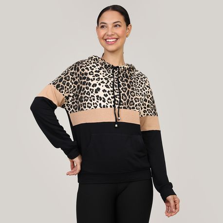 MOLETINHO TRICOLOR ONCA STRASS 220743 MARROM P