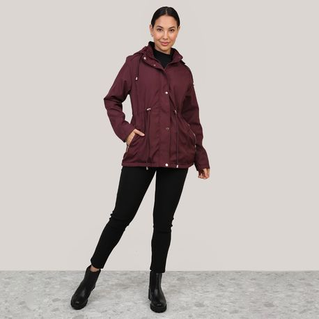 PARKA NYLON PELO 690101 VINHO P
