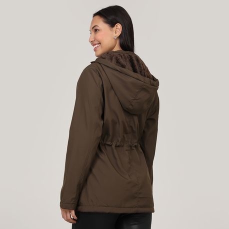 PARKA NYLON PELO 690101 MILITAR P