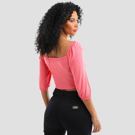 CROPPED DIF FRANZIDO 3/4 24812 ROSE M