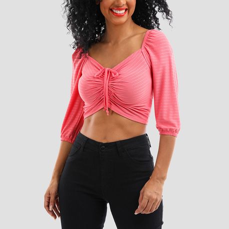CROPPED DIF FRANZIDO 3/4 24812 ROSE M