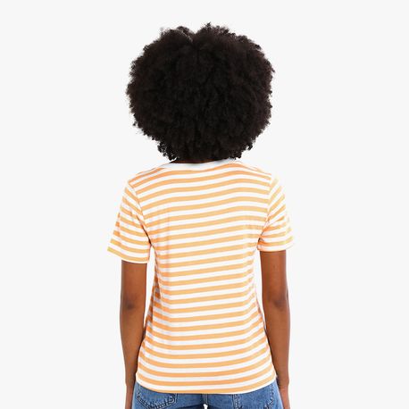 BLUSA MC LISTA GOLA TRICOT 43958 CORAL G