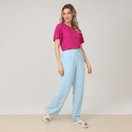 BLUSA MC COM AMARRACAO 616195 PINK P