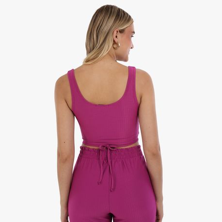 TOP FRANZIDO AMARR DIF 27852 PINK G