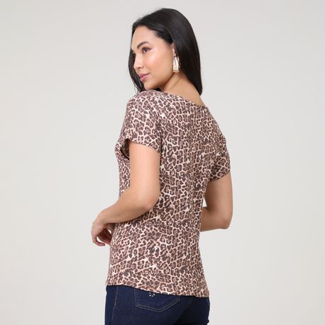 BLUSA MC ONCA BEGE 801522-0350 BEGE P
