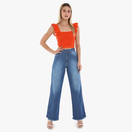 CROPPED TRICOT BABADO 322 CORAL M