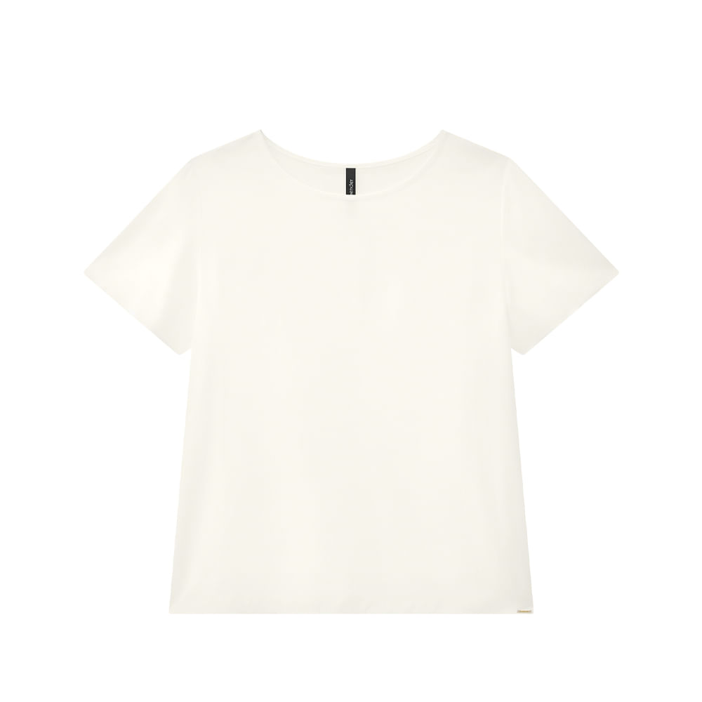 BLUSA MC TP 472 OFF WHITE P