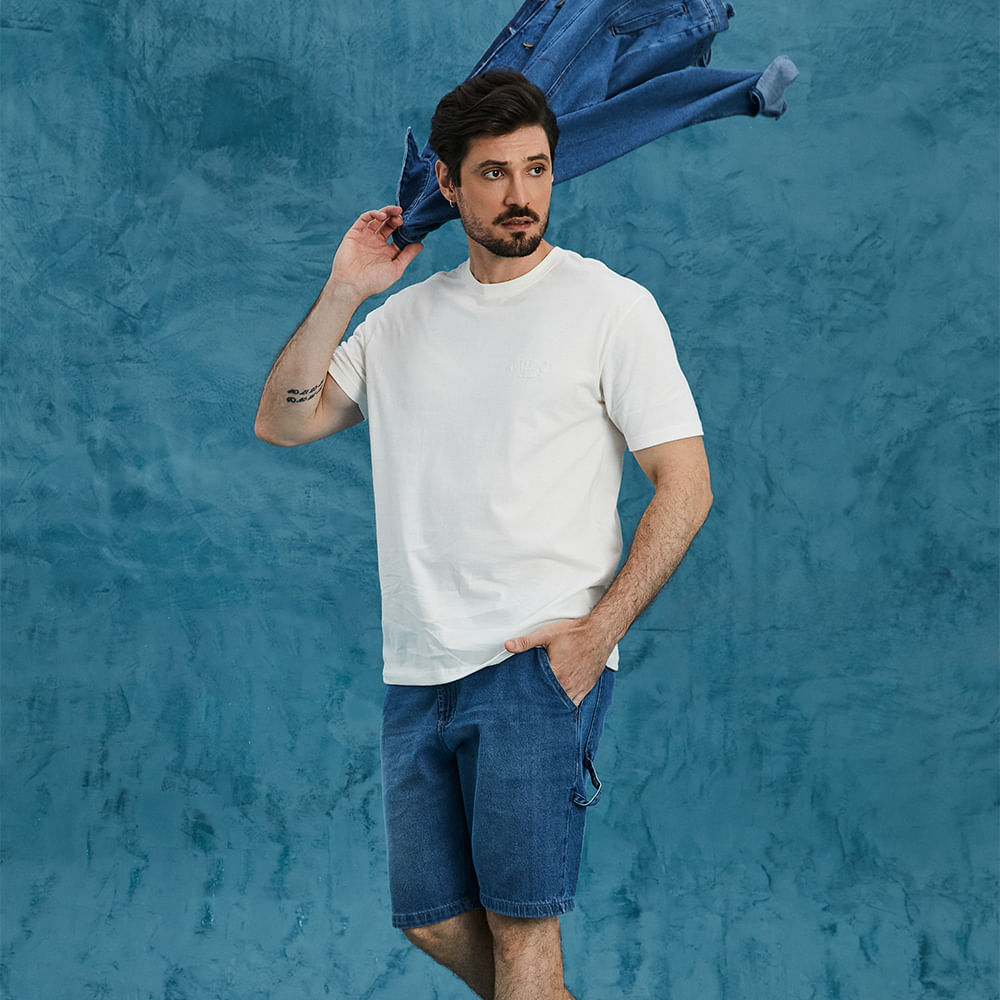 BERMUDA JEANS JOGGER DG20267 JEANS 40