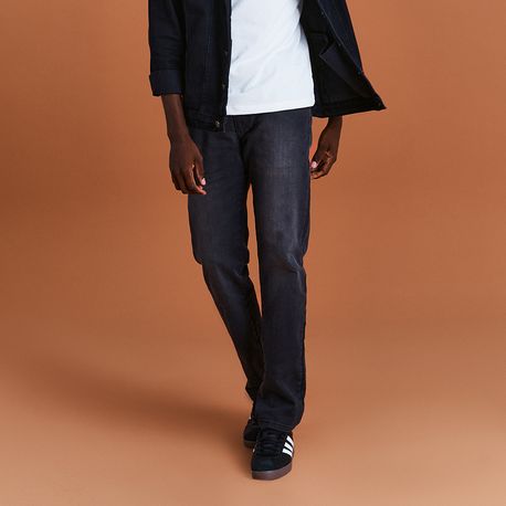 CALCA JEANS PRETA SLIM 70487 PRETO 38