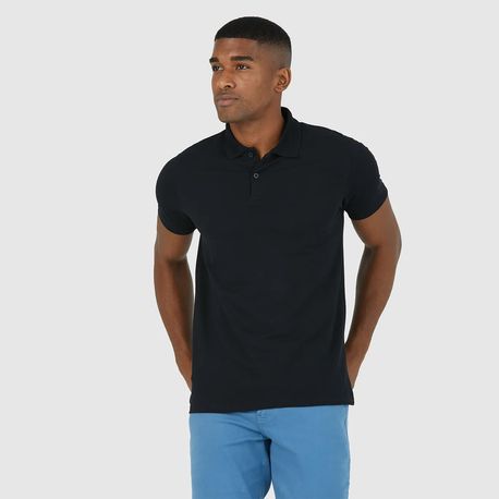 POLO BASICA  PIQUET STRECH 1000004425 PRETO P