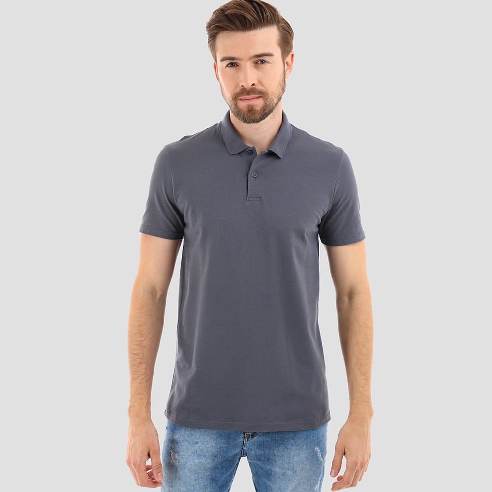 POLO BASICA  PIQUET STRECH 1000004425 CHUMBO P