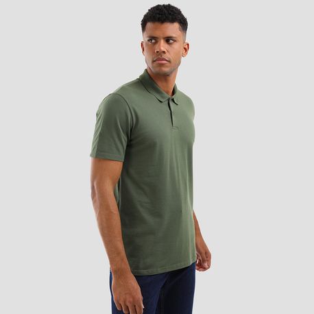 POLO BASICA  PIQUET STRECH 1000004425 MILITAR P