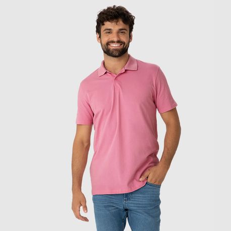 POLO BASICA  PIQUET STRECH 1000004425 ROSE P