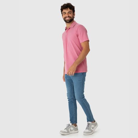 POLO BASICA  PIQUET STRECH 1000004425 ROSE P