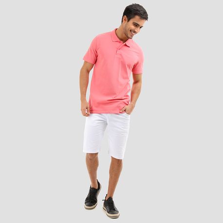 POLO BASICA  PIQUET STRECH 1000004425 AZUL CLARO P