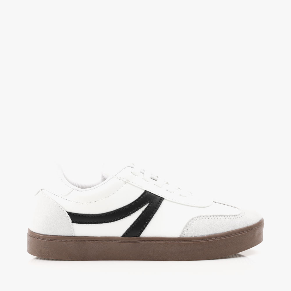 TENIS CASUAL SAMBA 8876 BCO/CINZA 35